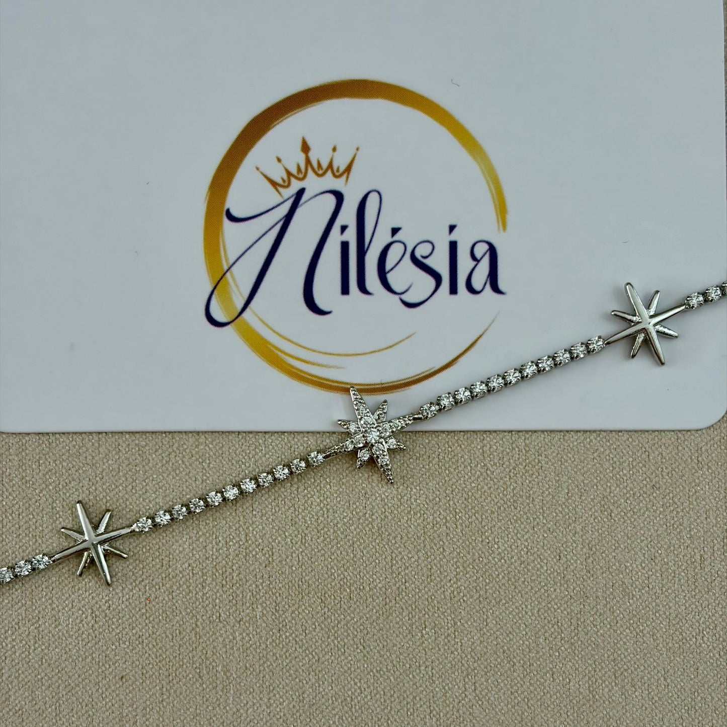 Bracelet strass étoiles