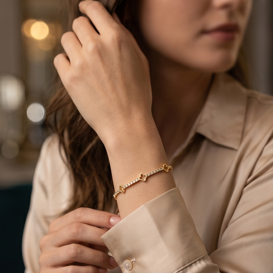 Bracelet trèfle