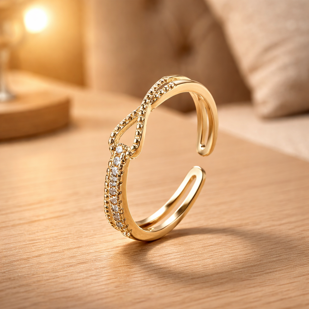 Bague enlacée