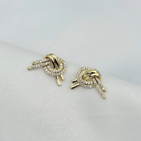 Boucles d'oreilles noeud