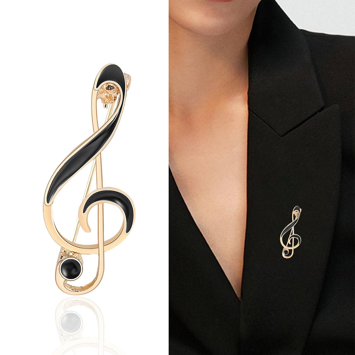 Broche note de musique