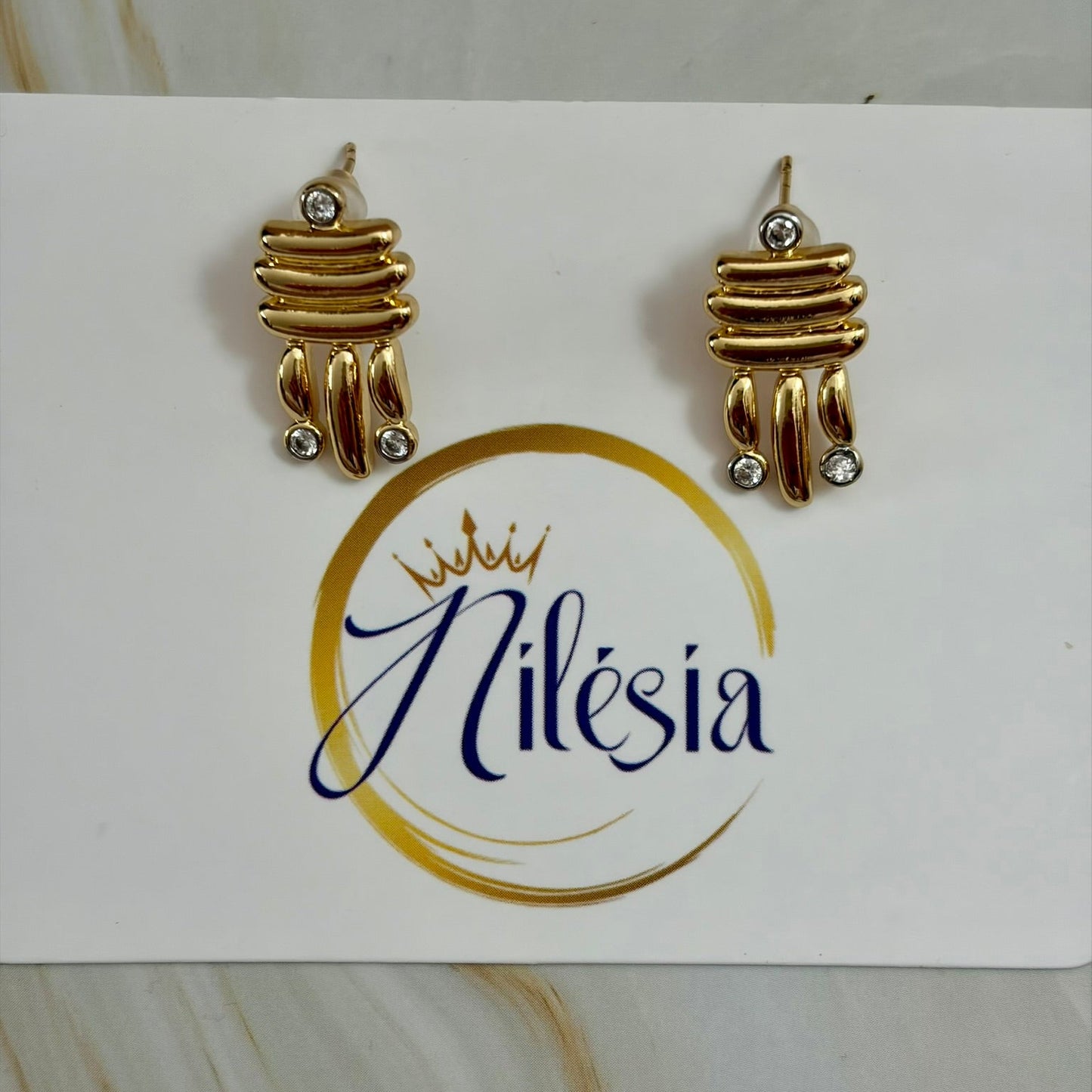 Boucles d'oreilles forme géométriques