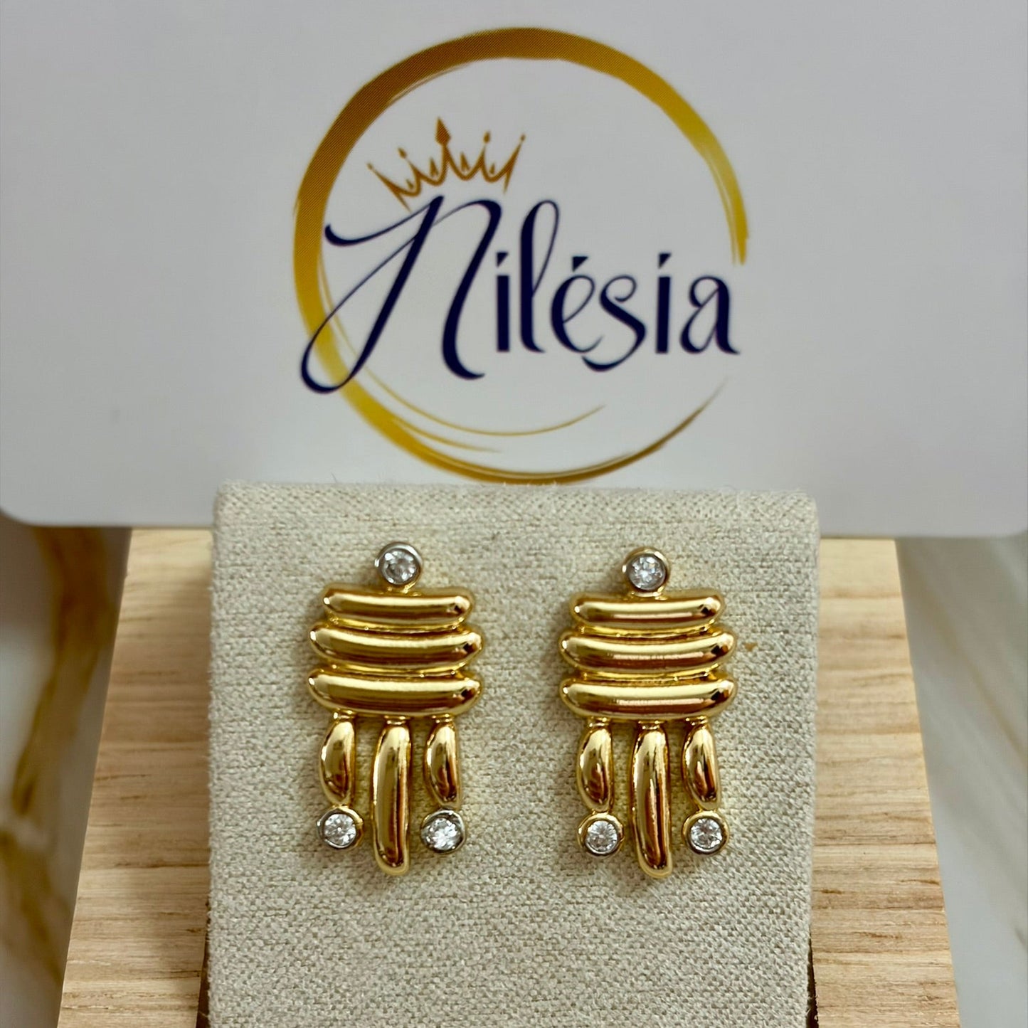 Boucles d'oreilles forme géométriques