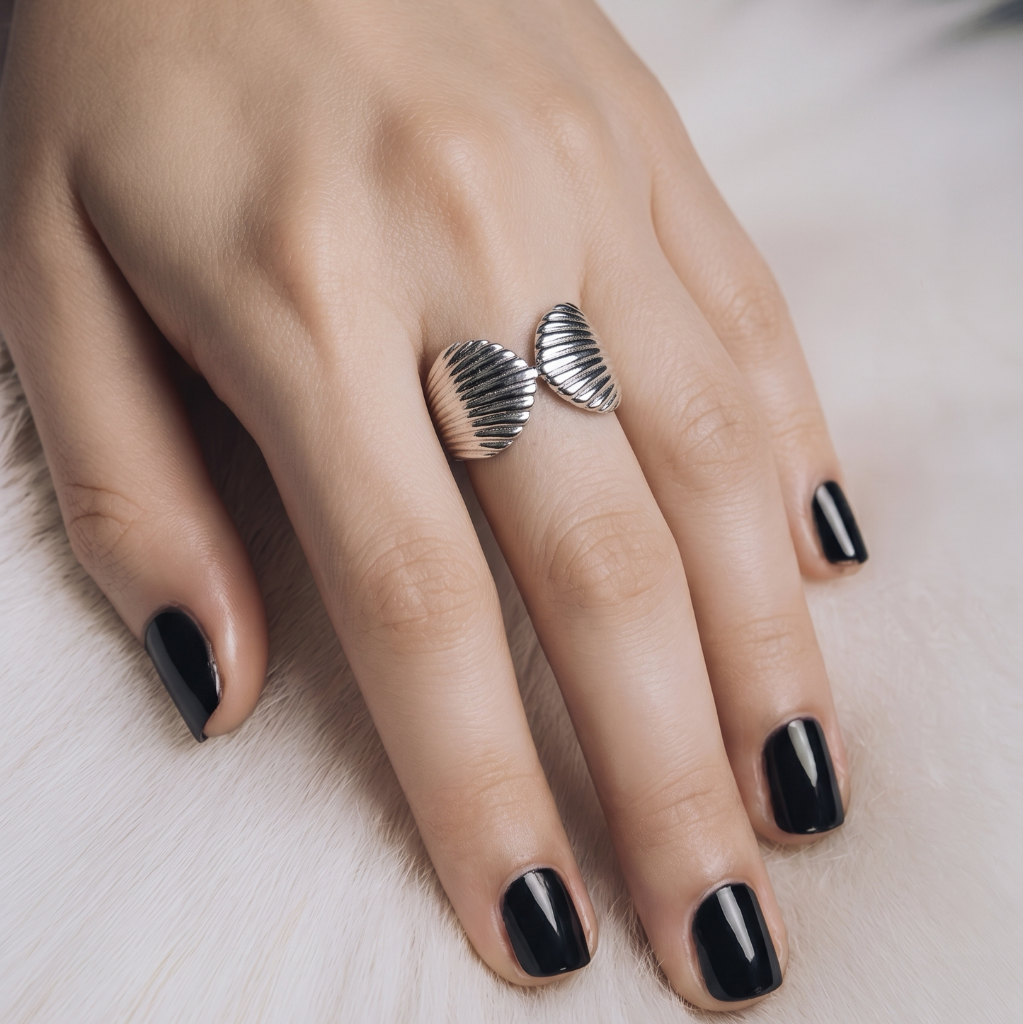 Bague éventail