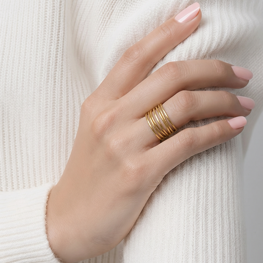 Bague multi rang
