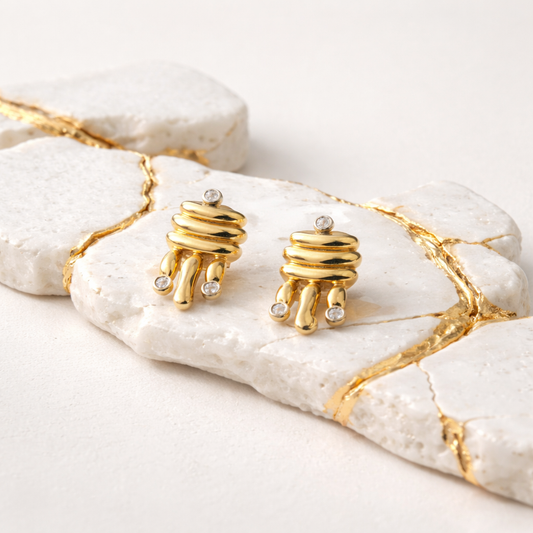 Boucles d'oreilles forme géométriques