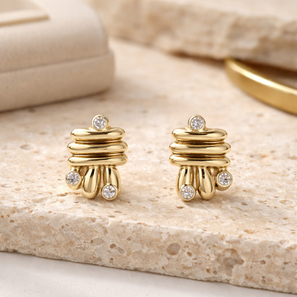 Boucles d'oreilles forme géométriques