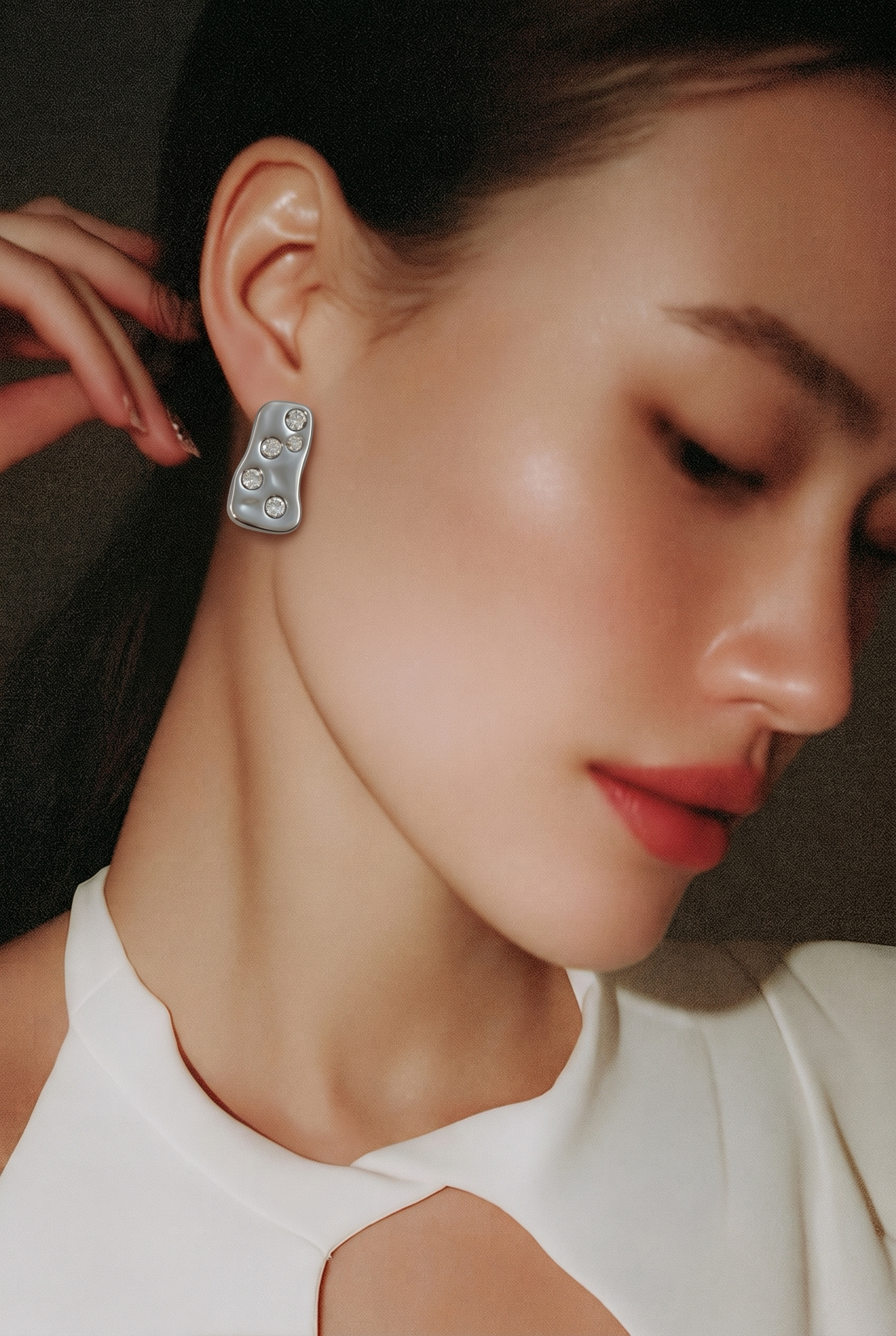 Boucles d'oreilles Brique