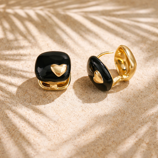 Boucles d'oreilles coeur