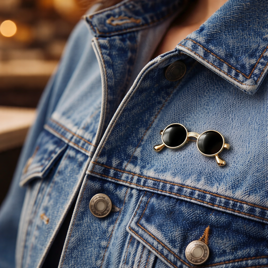 Broche Lunette