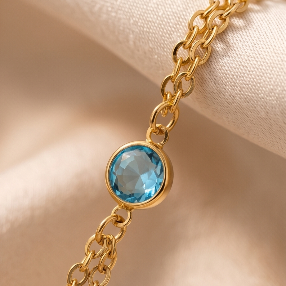 Bracelet double chaine