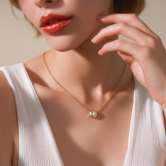 Collier zirconium