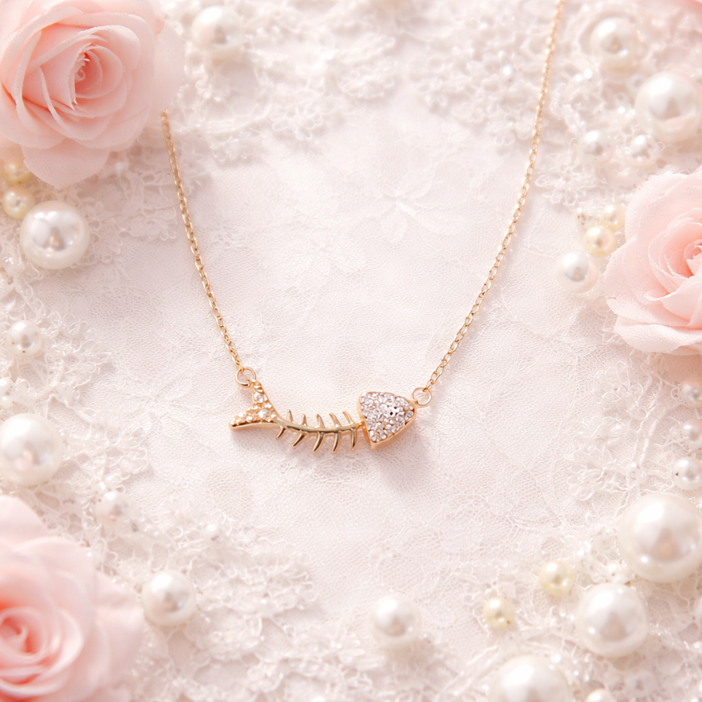 Collier Poisson doré