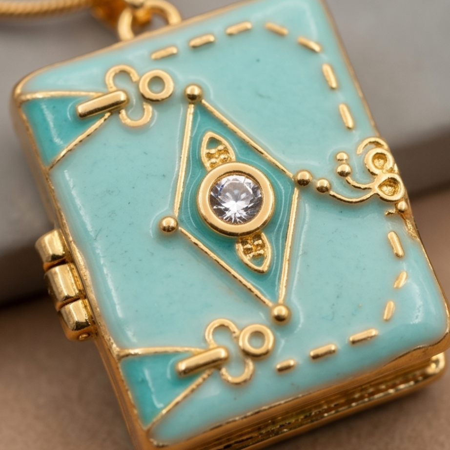 Collier livre ouvrable