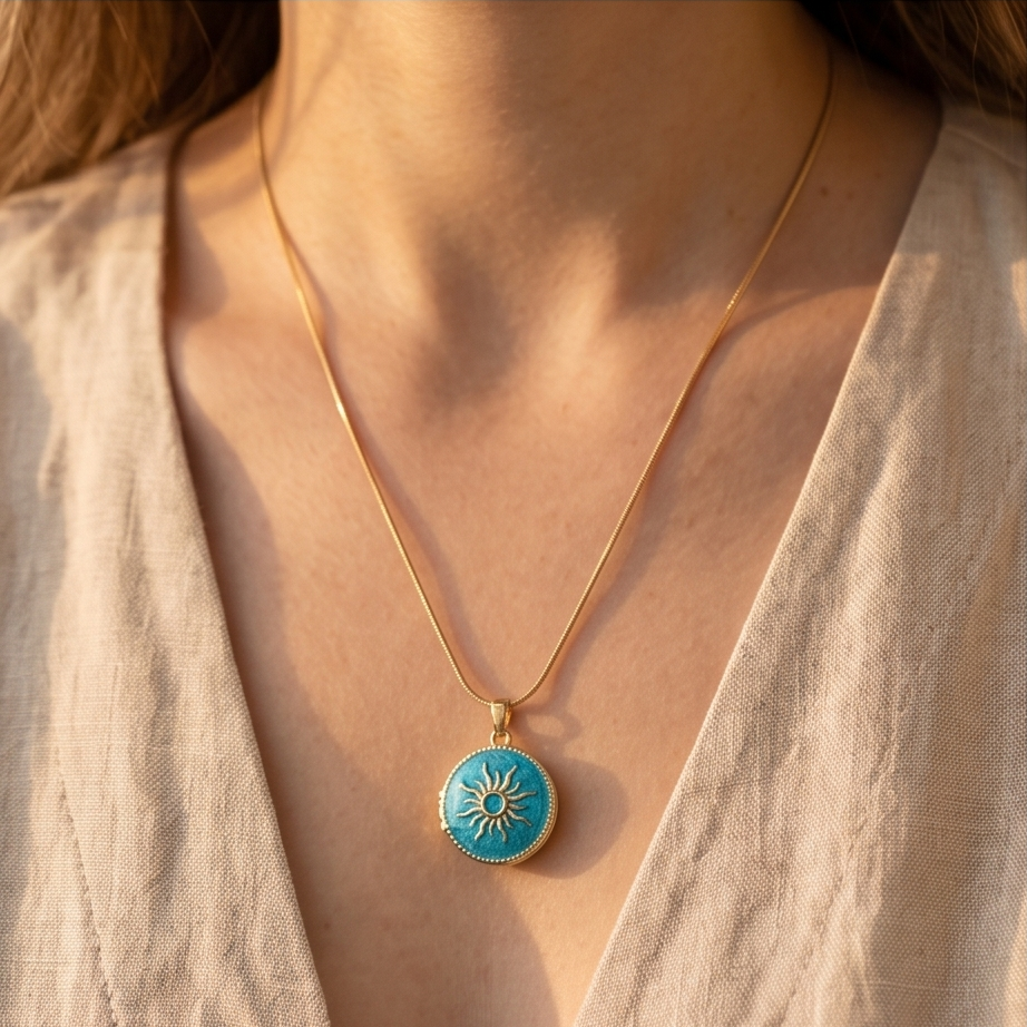 Collier pendentif ouvrable