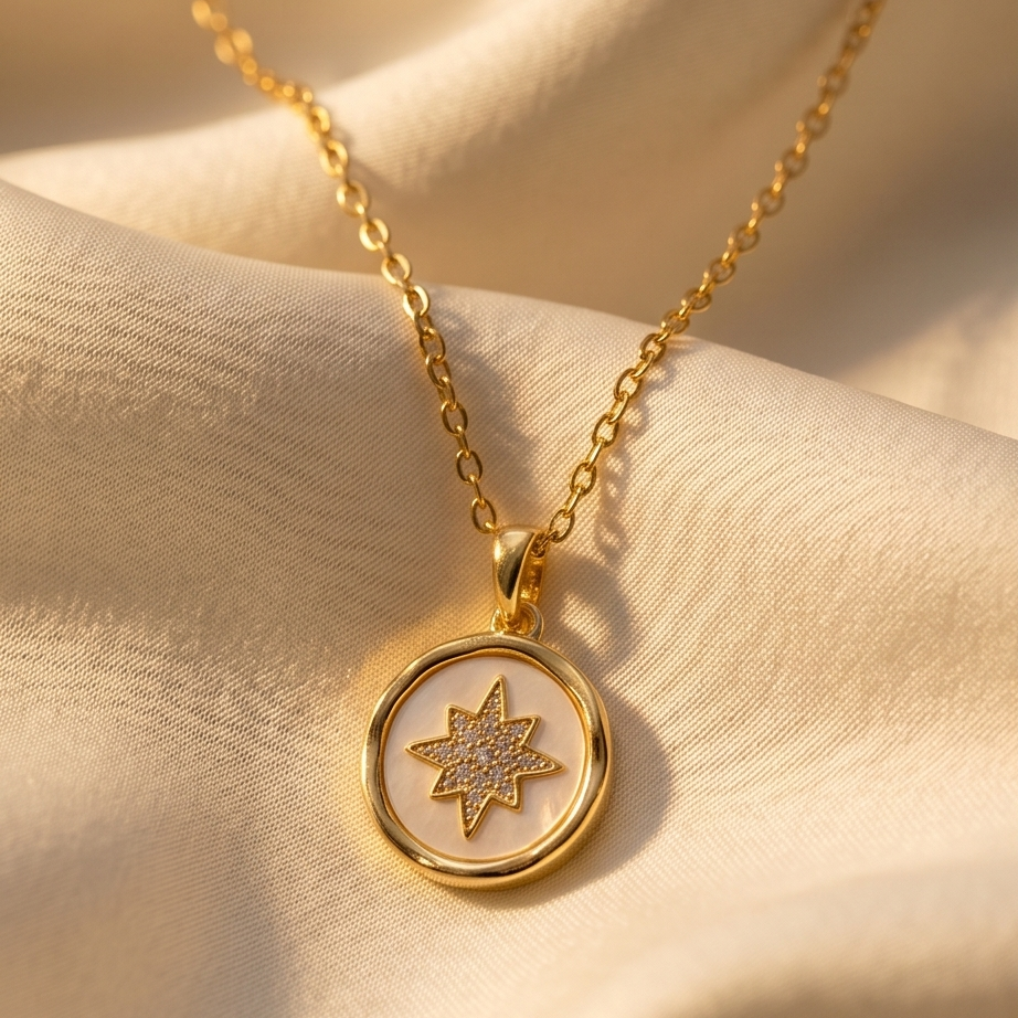 Collier nacre étoile