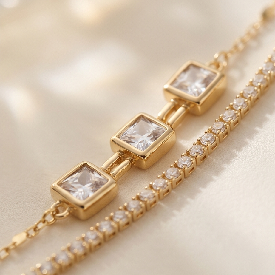 Bracelet double chaine