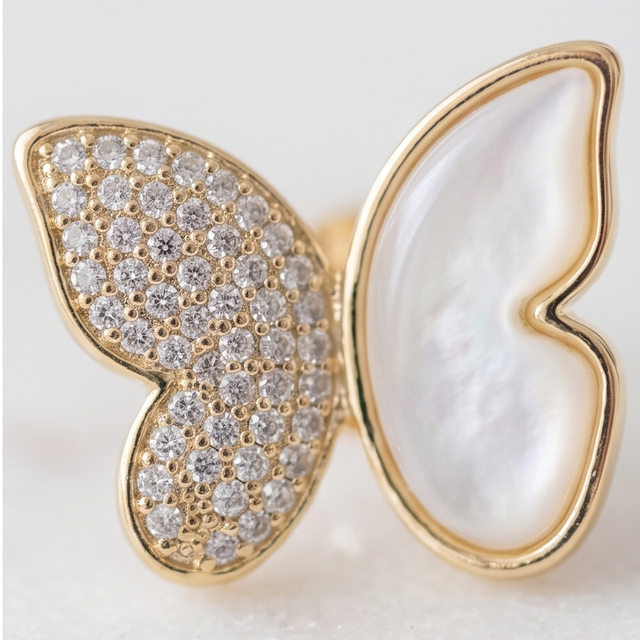 Boucles d'oreilles papillon