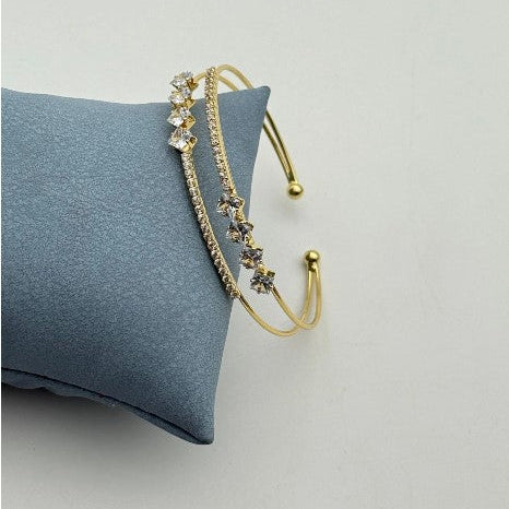 Jonc ouvert double rang